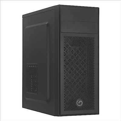 Nuwo Jester J801 Caja PC Office ATX, Micro ATX-ITX, No Ventilador, Frontal Malla, USB 3.0, Color Negro