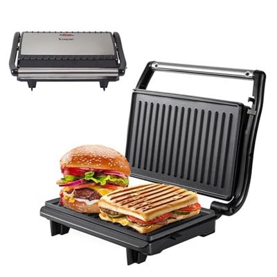BEPER P101TOS003 Electric Grill, Black