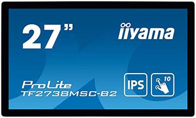 iiyama Prolite TF2738MSC-B2 Monitor Pantalla táctil 68,6 cm (27") 1920 x 1080 Pixeles Multi-Touch Multi-Usuario Negro