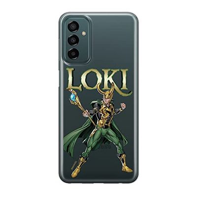 ERT GROUP mobiltelefonfodral för Samsung M13 4G/M23 5G/F23 originalt och officiellt licensierat Marvel mönster Loki 002 optimalt anpassad till formen på mobiltelefonen, gedeeltelijk transparant
