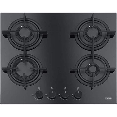 Franke 106.0374.280, Encimera de gas Mythos, Black glass