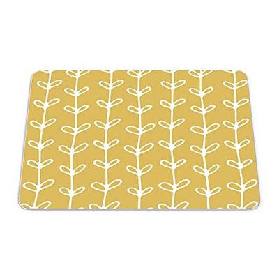 Bonamaison, Tappetino per mouse rettangolare, con stampa digitale, antiscivolo, per ufficio e casa, dimensioni: 22 x 18 cm