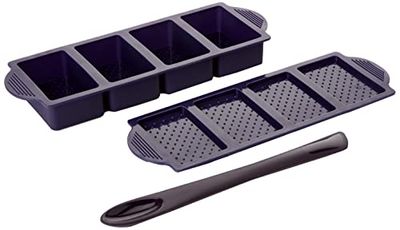 YOKO DESIGN 1435 Kit à Sandwichs glacés Silicone Violet 27,5 x 9,5 x 5,3 cm