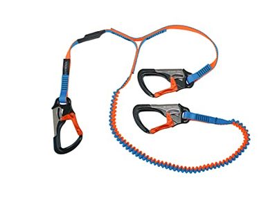 Spinlock 3 clip elasticizzate Performance Line – nero – leggero – unisex – carico laterale del gancio deve essere evitato