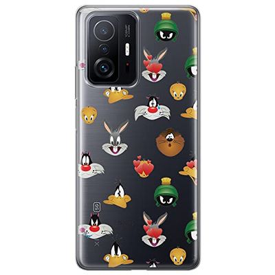 ERT GROUP mobiel telefoonhoesje voor Xiaomi 11T 5G / 11T PRO 5G origineel en officieel erkend Looney Tunes patroon 007 optimaal aangepast aan de vorm van de mobiele telefoon, gedeeltelijk bedrukt