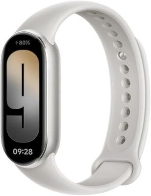 Xiaomi Smart Band 9 Bracelet d'activité, autonomie jusqu'à 21 Jours, écran AMOLED avec taux de répétition de 60 Hz, Moniteur de fréquence Cardiaque, Gris