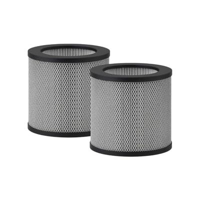 Nispira Lot de 2 filtres à charbon actif HEPA 3 en 1 pour purificateur d'air personnel Bissell MYair 2780A 2780 27809, par rapport à la pièce 2801. Dimensions : 17,8 x 17,8 x 15,5 cm. 2 paquets (pas