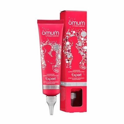 OMUM - L'Expert - Promuove la correzione delle smagliature - Crema concentrata con applicatore preciso e mirato - Compatibile con gravidanza e allattamento - Vegan - 100 ml
