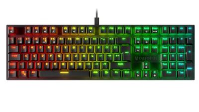 Oversteel - KOVAR USB Gaming Keyboard, RGB Backlit, Outemu Blue Mechanical Switch, Anti-Ghosting, English Layout PC/MAC/Android