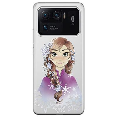 ERT GROUP mobiltelefonfodral för Xiaomi MI 11 ULTRA originalt och officiellt licensierat Disney mönster Anna 001 optimalt anpassad till formen på mobiltelefonen, gedeeltelijk transparant