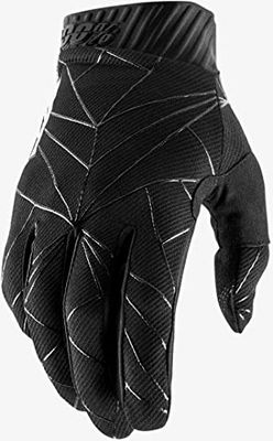 100% guanti da adulto Ridefit (nero bianco, XXL)