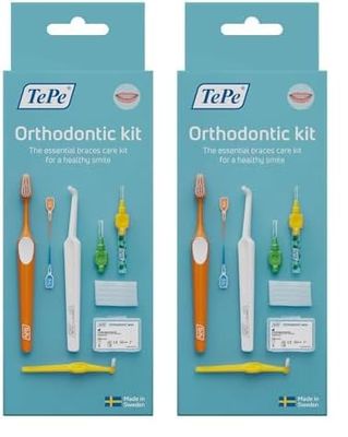 Kit Orthodontie - L'essentiel pour prendre soin de son appareil orthodontique (Lot de 2)