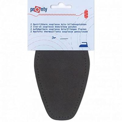 Pronty Patches, Suede, Grey, One Size