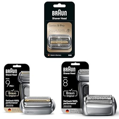 Braun Replacement Shaver Heads 94M, 96M, 83M