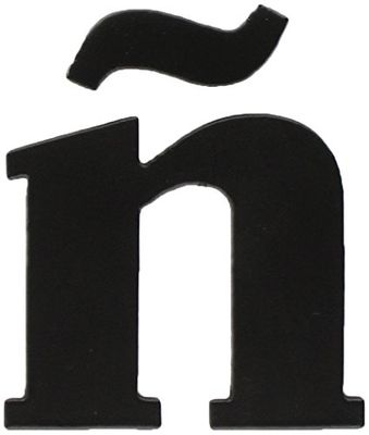 IMEX EL ZORRO 13115 13115-Letter ñ 100 x 3 mm, Talla única