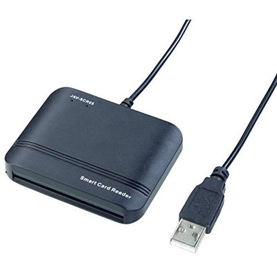Hama 54834 Lettore USB per Smartcard, Nero