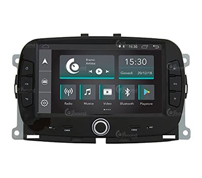 Custom Fit Radio samochodowe dla Fiat 500 2018 Android GPS Bluetooth WiFi USB Full HD Touchscreen Display 7" Easyconnect