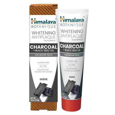 Himalaya Toothpaste - Whitening Mint with Charcoal + Black Seed Oil 113g