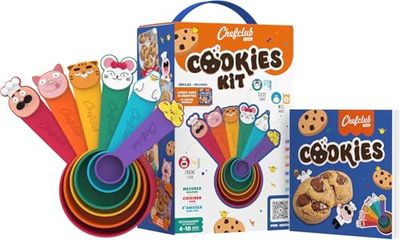 Chefclub Kids - Children's Kitchen Utensils - Chefclub Cups Kit Cookies