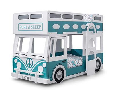 Julian Bowen Lit superposé pour Camping-Car, Blanc et Vert, Simple