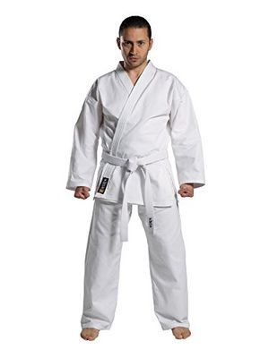 KWON 8 oz kampsportsuniform för Taekwondo och karate vit storlek: 150