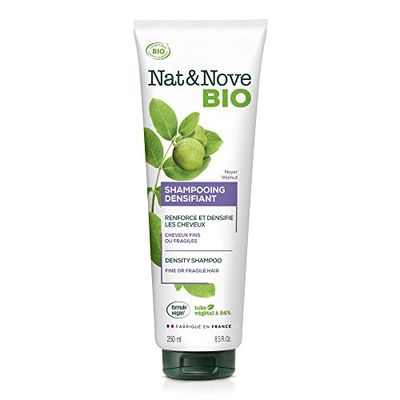 Keranove Naturanove – Shampoo Densità Bio con noce, per capelli fragili o sottili | Capelli brillanti e protetti.