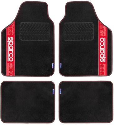 Sparco Carpet F510 Black/Red Carpet