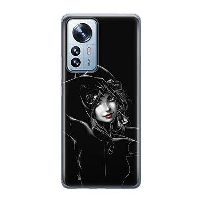 ERT GROUP mobiltelefonfodral för Xiaomi 12 PRO originalt och officiellt licensierat DC mönster Catwoman 002 optimalt anpassad till formen på mobiltelefonen, fodral tillverkad av TPU-plast