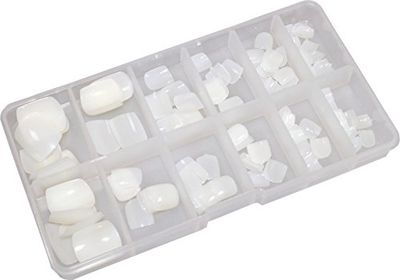 World of Nails-Design Toe Nails UV Gel Acrylic Toe Nail Art Tips Natural in Box Set of 120