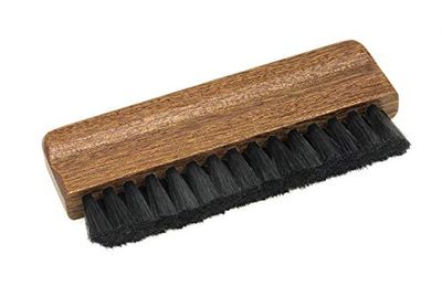 Dynavox Brosse en Nylon Vinyle NB110 - Brosse de Nettoyage pour Disque Vinyle avec Manche en Bois