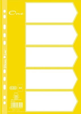 Dividers TLG.A 20 Z-Yellow