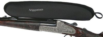 Niggeloh Funda de protección XL: Para visores de 50 a 56mm de diámetro, Hasta 40cm de Longitud, Negro