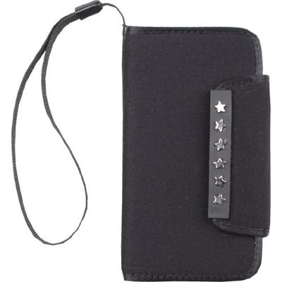 Zunblock iPhone Tasche - Funda para Dispositivo electrónico, Color Negro/Plateado, Talla 5/5s