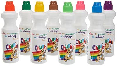 Chunkie Tropical CH41625 Conjunto de 8 marcadores de plástico, 13 x 5 x 10 cm