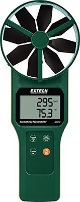 Extech AN310 Vane CFM/CMM anemometer/psykrometer, grön/Svart