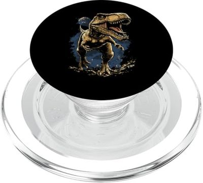 T-Rex esqueleto paleontólogo dinosaurio fósil PopSockets PopGrip para MagSafe