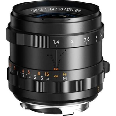 THYPOCH Full-Frame Photography Lens Simera 50 mm f1.4 for Leica M Mount, Black