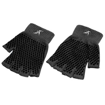 ProsourceFit ps-2620-yg-black Luvas, mulheres, preto, tamanho único