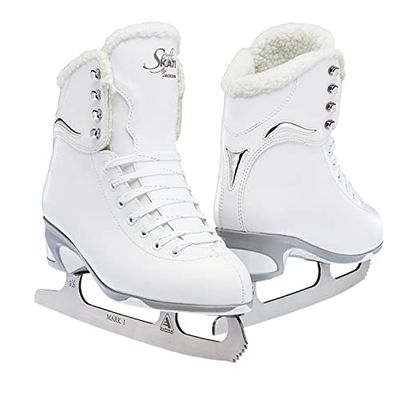Jackson Ultima SoftSkate kvinnor/flickor figur skridskor färg: vit/fleece storlek: 6 dam