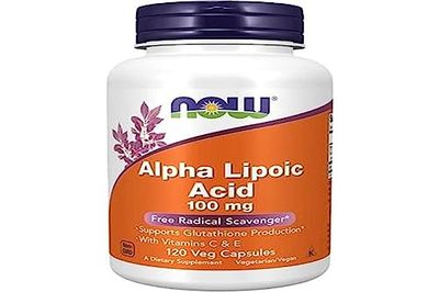 Now Foods Acido alfa-lipoico (acido alfa-lipoico) 100 mg 120 capsule vegane