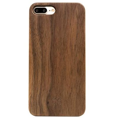 Woodcessories – EcoCase Classic – Premium Design Case, fodral för iPhone från FSC Delad. Trä (iPhone 7 Plus/8 Plus, valnöt/svart), Iphone 7 Plus, Walnuss/Schwarz