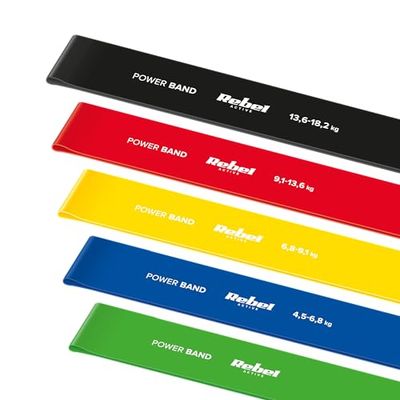 Rebel 5 träningsgummiset latex miniband L 2,3–18,2 kg RBA-3002-CO