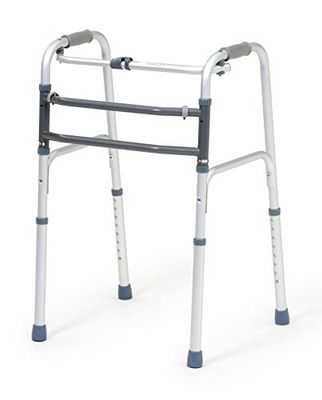 Drive Devilbiss Height Adjustable Articulated Folding Lightweight Aluminium Walking Frame