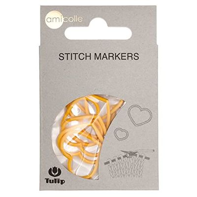 Tulip Stitch Markers, Yellow, Extra Large