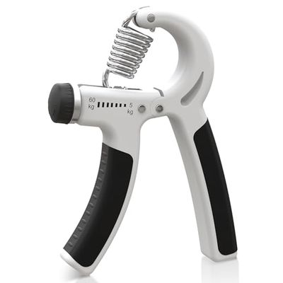 PORTENTUM Hand Grip, 5-60kg Pinza Mano, Regolabile Attrezzi Gripper per Allenamento Mani Avambraccio und Riabilitazione