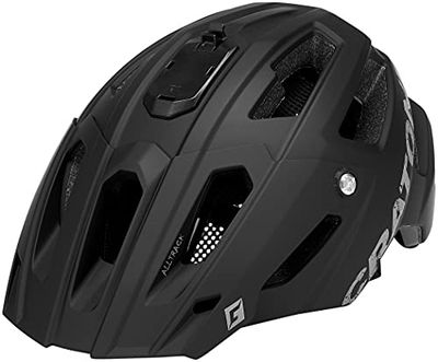 Cratoni AllTrack Helm, Black Rubber, S/M (54-58 cm)