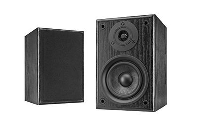 Dual Set di altoparlanti attivi LS 100 (ingresso phono, amplificatore integrato per giradischi, coppia) nero