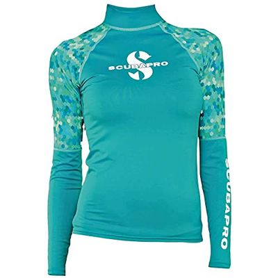Scubapro Rash Guard GRAF Carib ML F-L drukregelaar set voor duiken in koud water, uniseks, volwassenen, Caribbean, L