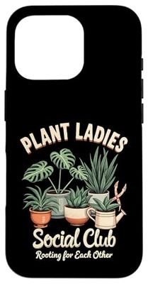 Plant Ladies Social Club Jardinage Coque pour iPhone 16 Pro