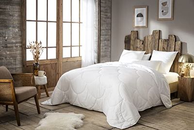 Abeil Couette Douceur Infinie Chaude Polyester Blanc 200 x 200 cm